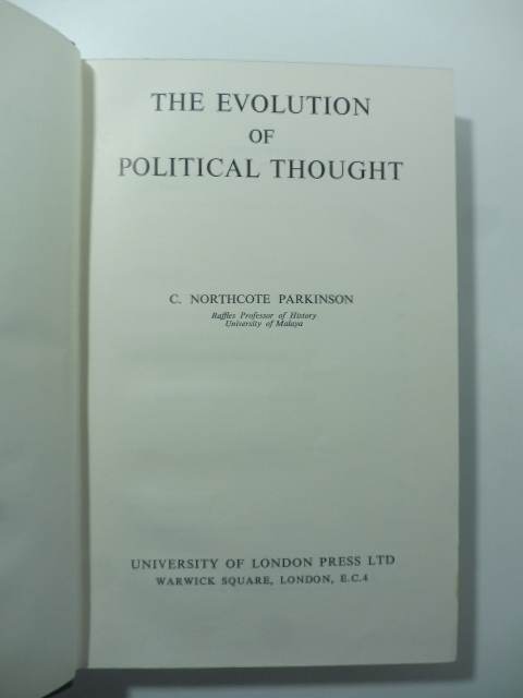The Evolution of Political Thought